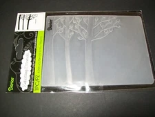 Darice Embossing Folder, Tree Trunks, Cardmaking, Scrapbooking, NIP