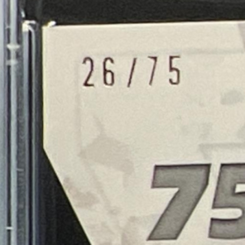 2026 Topps Barry Bonds 75 Years of Topps Auto Die-Cut #26/75 PSA 10 K659 view 7