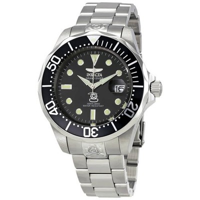 Invicta Pro Diver Grand Diver Automatic Black Dial Men's Watch 3044