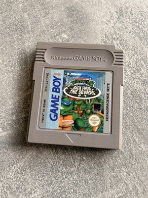 Turtles 2 Back From the Sewers - Gameboy Spielmodul NUR Hülle des Spiels