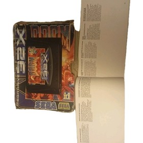Sega Mega Drive 32x Doom Video Game Boxed with Manual