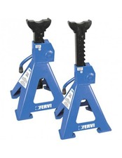 Coppia di cavalletti regolabili solleva auto da 10 Ton Fervi 0069/10 altezza da 