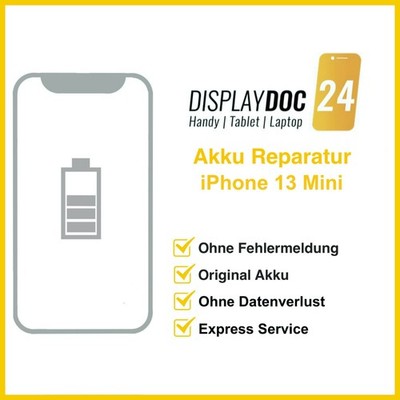 Akku Reparatur für Original Apple iPhone 13 mini ohne Fehler Freiburg & Versand