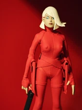 ThreeA Popbot Red Devil Lady Sham  1/6 SEALED Ashley Wood 3AA Limited Edition