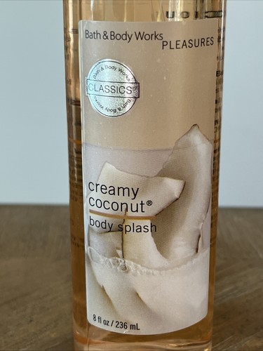 Bath & Body Works Creamy Coconut Body Splash Fragrance Mist Discontinued Rare - Picture 3 of 8