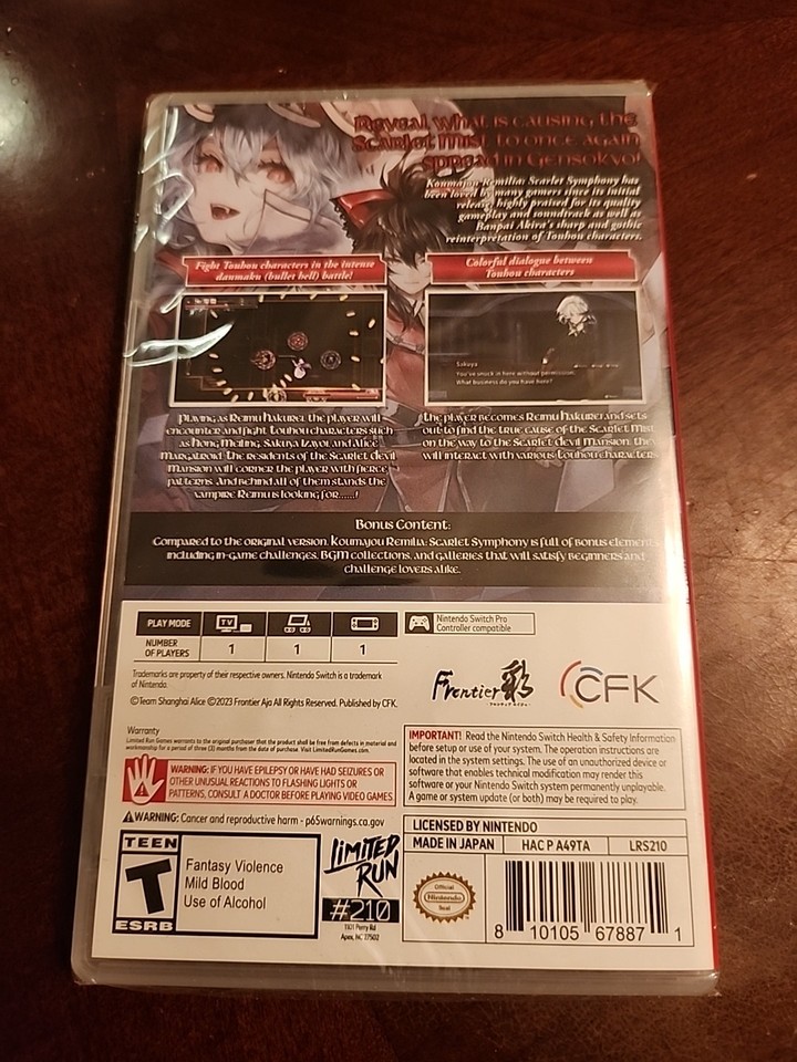 Koumajou Remilia: Scarlet Symphony uscirà il 28 luglio