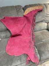 Ladies/ women  s Pink  Western Med Show Chaps