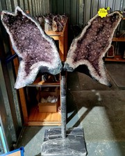 RIDICULOUS PRICE Statement Piece Amethyst Geode Wings Brazilian Import New 74kg