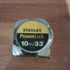 Stanley Powerlock Metal Tape Measure 10m 33’ very good condition 