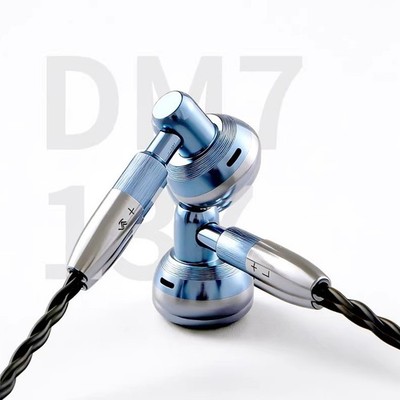 Temperament DM7S 137 Hi-Fi Audiophile Flat-Head Reference Grade In Ear Earphones