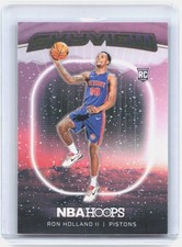 2024-25 Hoops #9 Ron Holland II Skyview Detroit Pistons (RC)