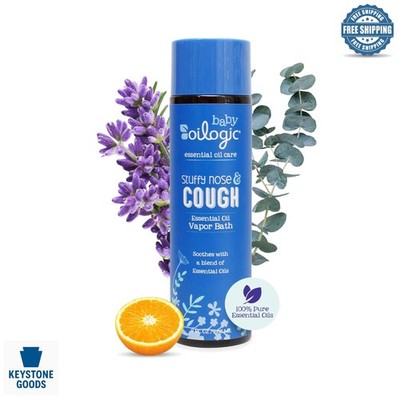 Baby & Toddler Vapor Bath for Congestion Relief - Natural Essential Oil Sooth...