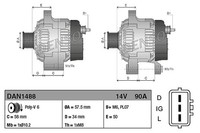 Denso Generator U.A. FüR Isuzu, Opel