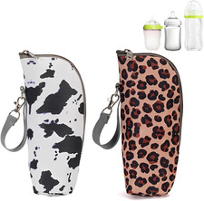 2 Pezzi Termos Biberon Neonato Porta Bottiglia Termico Porta Pappa Borsa Termica