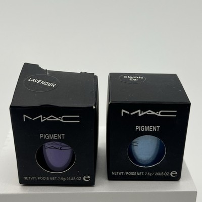 MAC pigment X2 eyeshadow 7.5 grams Lavender & Electric Eel