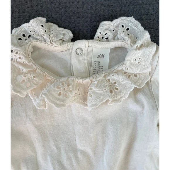 Niñas Pequeñas Conjunto Otoño Ojales Top Body Falda Floral 2T Naranja Cottagecore Foto 2 de 4