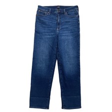 J. Crew Jeans 30 Womens Stovepipe High Rise Signature Stretch Straight Leg NWT