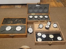 Mitutoyo 1803S-10 Dial Indicator, 0-.025" Range, .0001". Used Lot of 16