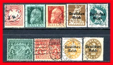 Bavaria Stamps Scott 63a-263 & O8-O57, Used 9-Stamp Selection!! Ba189b