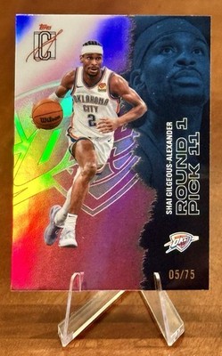 05/75 Shai Gilgeous-Alexander PINK REFRACTOR 2025-26 Topps Signature Class MVP