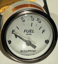 Auto Meter Fuel Level Gauge 1908 American Platinum 2-116 Electrical