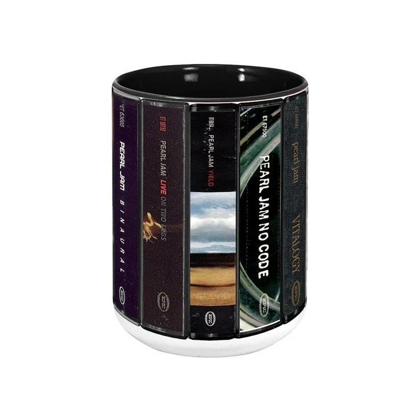 Pearl Jam Albums Cassette Retro Collection Mug - Image 3 of 4