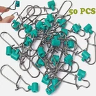 50Pcs/Set Fishing Line Sinker Slides Catfishing Rig Heavy Duty Sinker Slider Kit