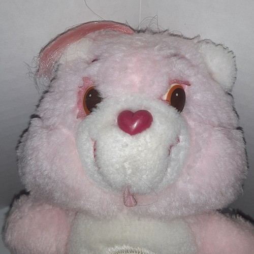 Vintage Care Bears Cheer Bear Pink Plush Stuffed 7" Kenner Rainbow 1983 - Picture 2 of 10