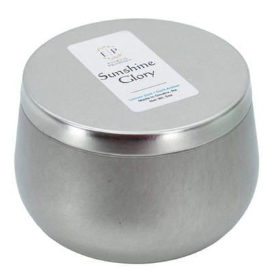 Sunshine Glory Lemon Zest & Dark Amber Scented Candle | 5 oz | Eternal Promises