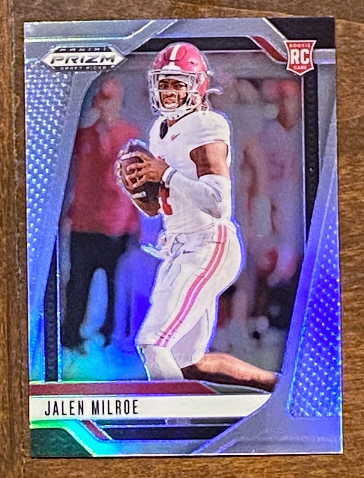 2025 Prizm Draft Picks Silver Rookie RC Jalen Milroe #5