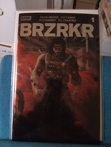 BRZRKR #1C, Grampa Foil Variant, Keanu Reeves, Matt Kindt, Boom! Studios, 2021