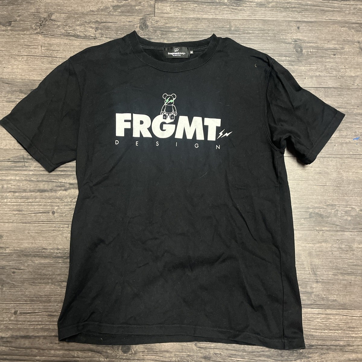 Fragment Design Medicom Bearbrick Tee Shirt Men's M Black White T