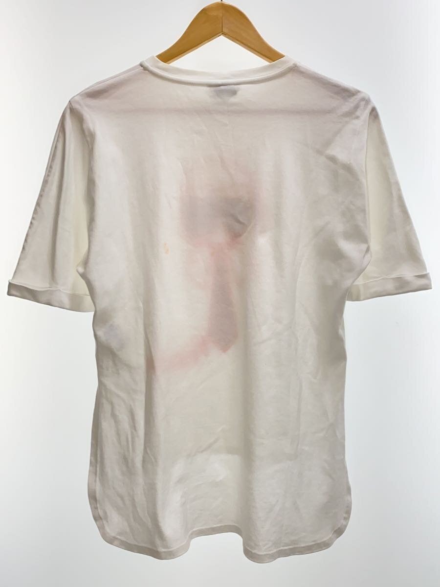 FENDI◆KARL LOVES/カールラガーフェルドカットソー/40/ポリエステル/WHT/FS6969/襟汚れ有 FENDI T-shirt Karl Loves Lagerfeld Cut and Sewn 40 Polyester