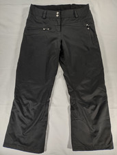 Obermeyer black insulated winter snow pants womens size 8 Short