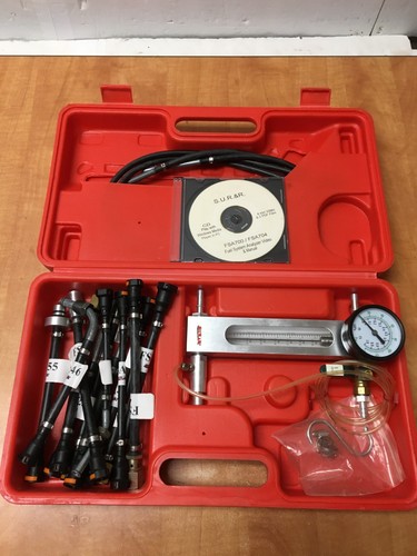 SUR & R FSA 704 Fuel System Analyzer Flow & Vacuum Tester W/ Case