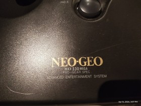 SNK NEO GEO AES Console Japan System,  with Box, Controller, Av Cable 