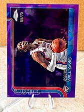 2025-26 Topps Chrome Jalen Williams /75 Sapphire #187