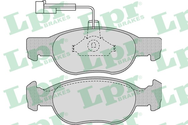 Bremsbelagsatz Scheibenbremse LPR 05P1075 FüR 145 Alfa 146 16V 930 A3A B3A B2B-image