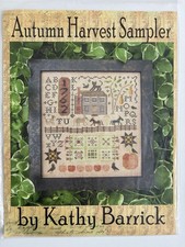 Autumn Harvest Sampler Cross Sitch Chart Pattern - Kathy Barrick