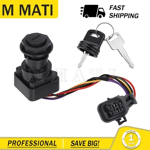 Ignition Key Switch For Mercury Mariner Outboard 87-897716K01 8M0059686 897716