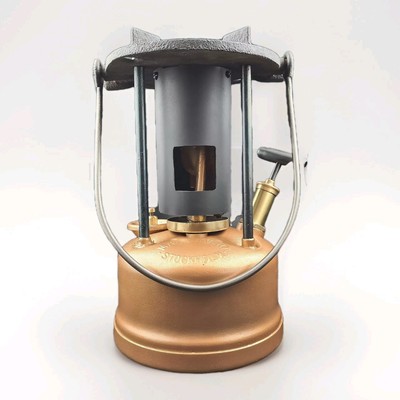 Antike MAX SIEVERT Äquator Nr.7 Petroleum Ofen Blas Lampe Brenner Heizung