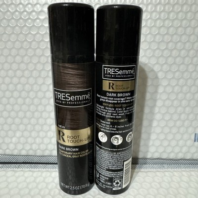 2x TRESemme Temporary Hair Color Root Touch-Up Spray for Dark Brown Hair 2.5oz