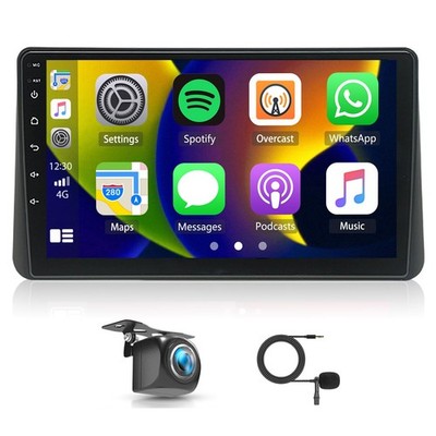 9'' Double Din Car Stereo for Mazda 2 Demio 2014-23 with CarPlay Android Auto