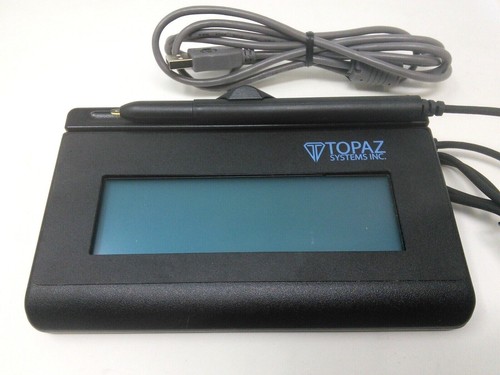 Topaz Systems T-LBK462-BSB-R SignatureGem LCD 1x5 Pad USB Signature Capture - Photo 2/3