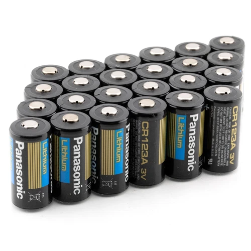 24 PACK PANASONIC LITHIUM CR123A 3V BATTERY CELL DL123 EL123