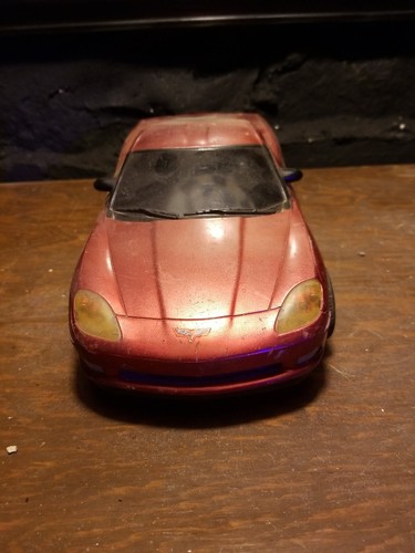 Tyco RC Radio Control 2000 Corvette C6 Red Remote Control Car no controller - Picture 3 of 17