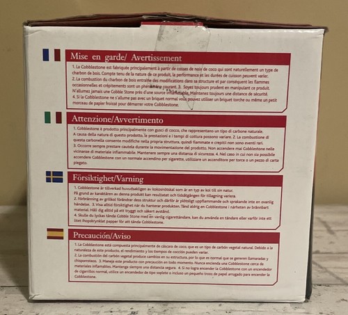 Pflastersteine für Grill BBQ Heizen & Kochen (Box mit 6 Stück) - Bild 4 von 5