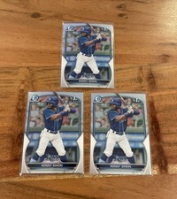 Ronny Simon Lot x3 2023 1st Bowman Chrome Prospects Rookie NRMT+ Tampa Rays RC