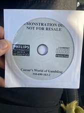 Caesar  s World Of Gambling for Philips CD-I Very Rare Demonstration Disc