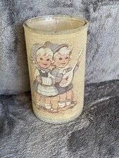 MADE IN USA VTG Frosted Sugared Candle Hummel Children Danish 1970s